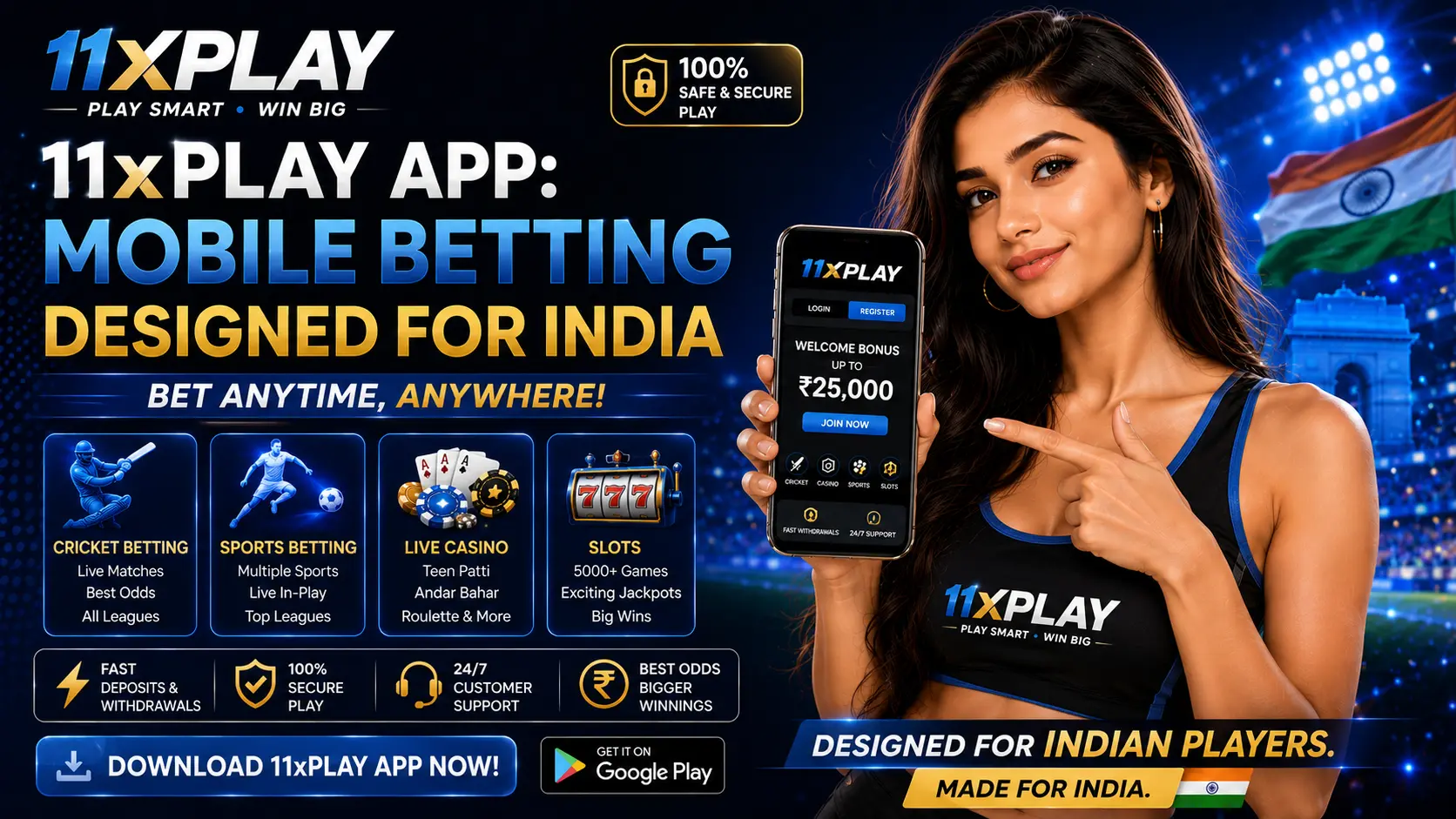 11xPlay App_ Mobile Betting Designed for India