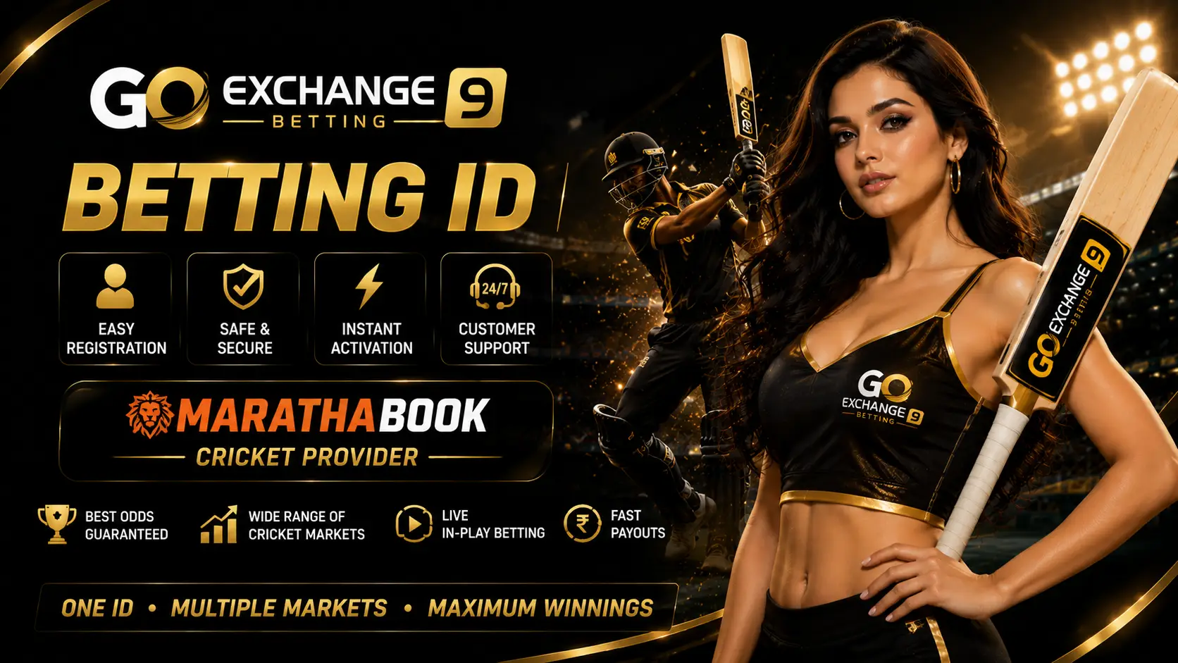 Goexchange 9 Betting ID | MarathaBook Cricket Provider
