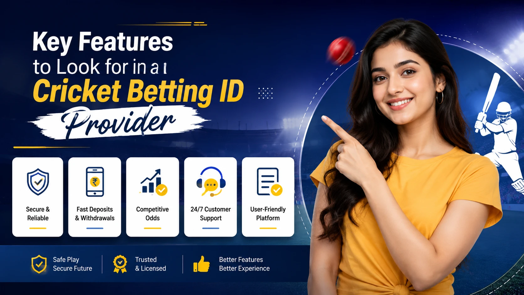 Key Features to Look for in a Cricket Betting ID Provider