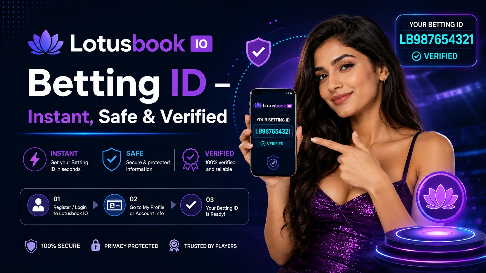 Lotusbook IO Betting ID – Instant, Safe & Verified