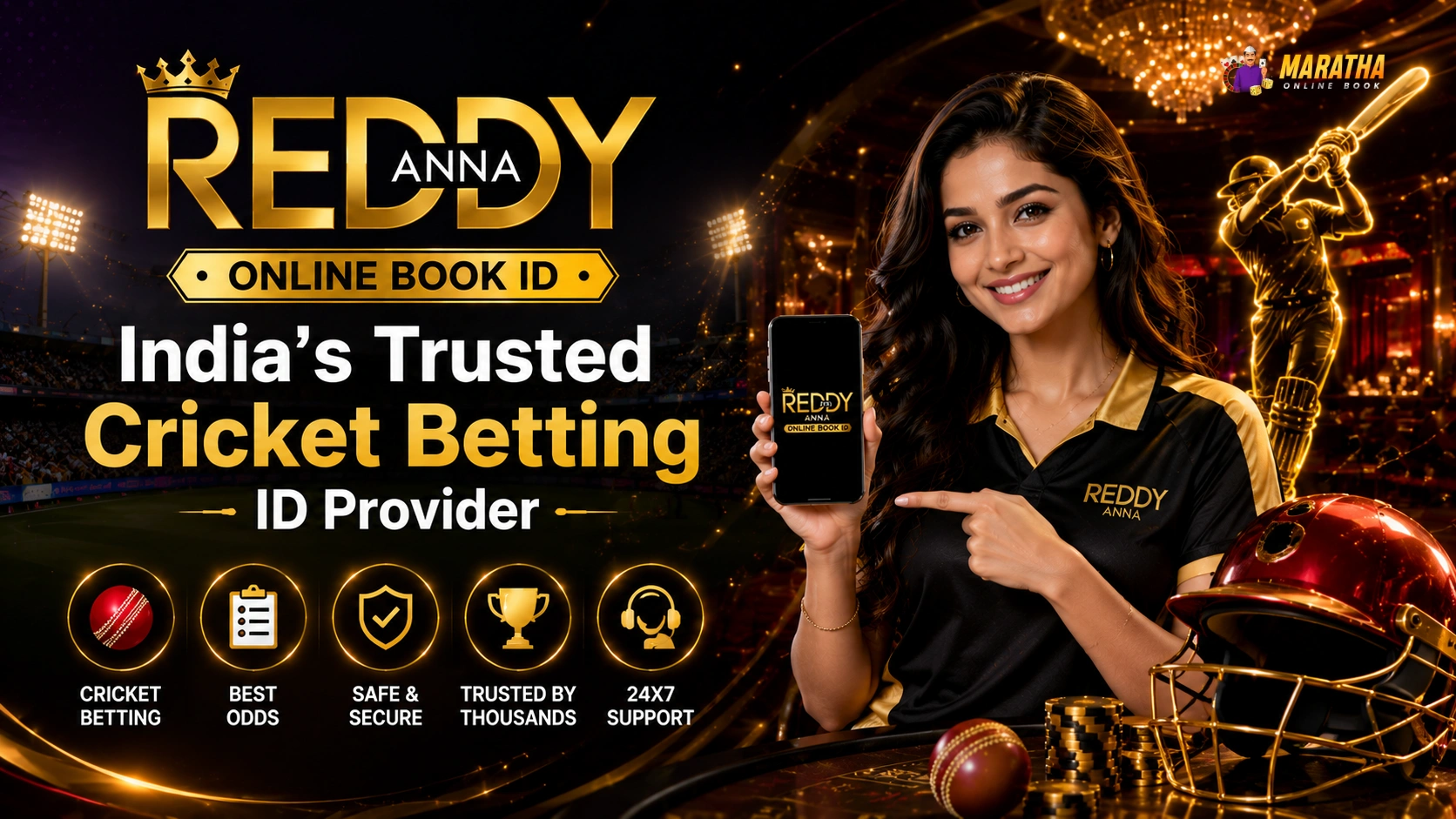 Reddy Anna Online Book ID – India's Trusted Cricket Betting ID Provider