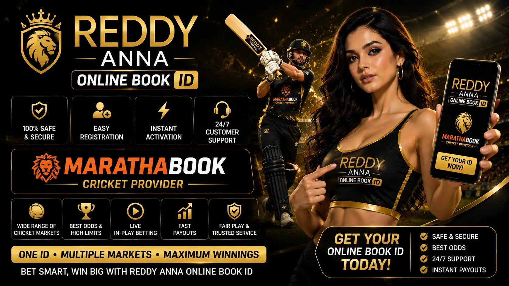 Reddy Anna Online Book ID | MarathaBook Cricket Provider