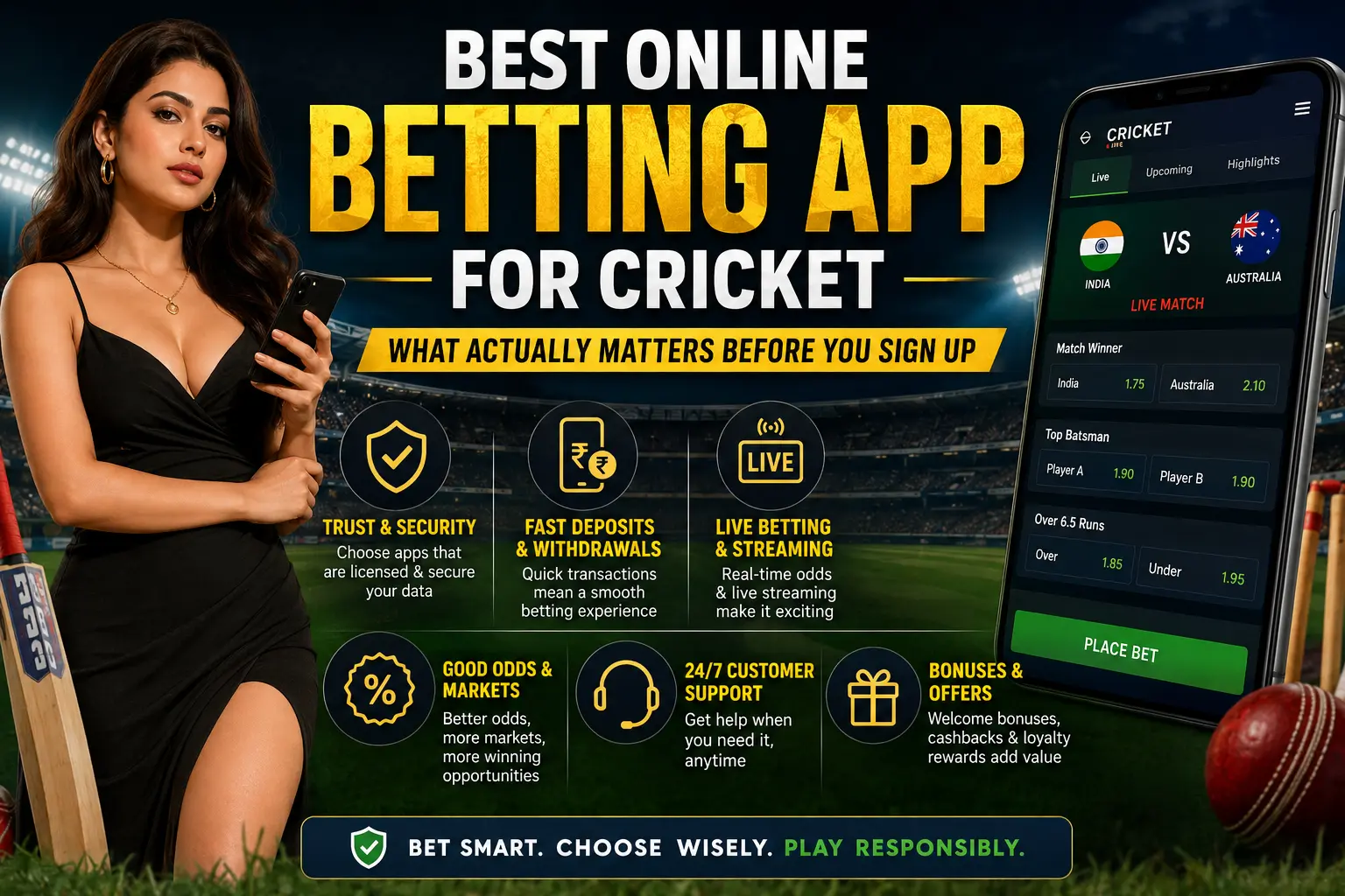 Best Online Betting App for Cricket — What Actually Matters Before You Sign Up
