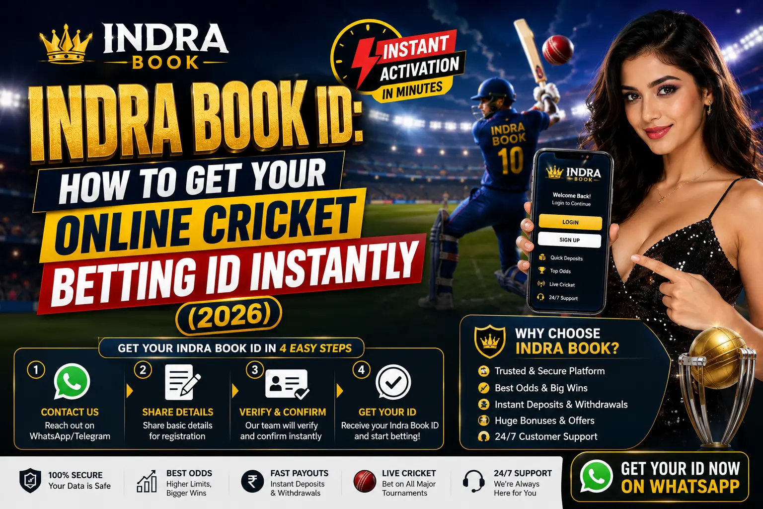 Indra Book ID: How to Get Your Online Cricket Betting ID Instantly (2026)
