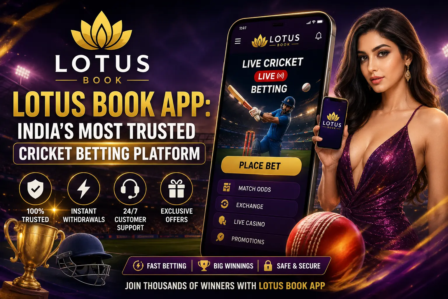 Lotus Book App: India's Most Trusted Cricket Betting Platform