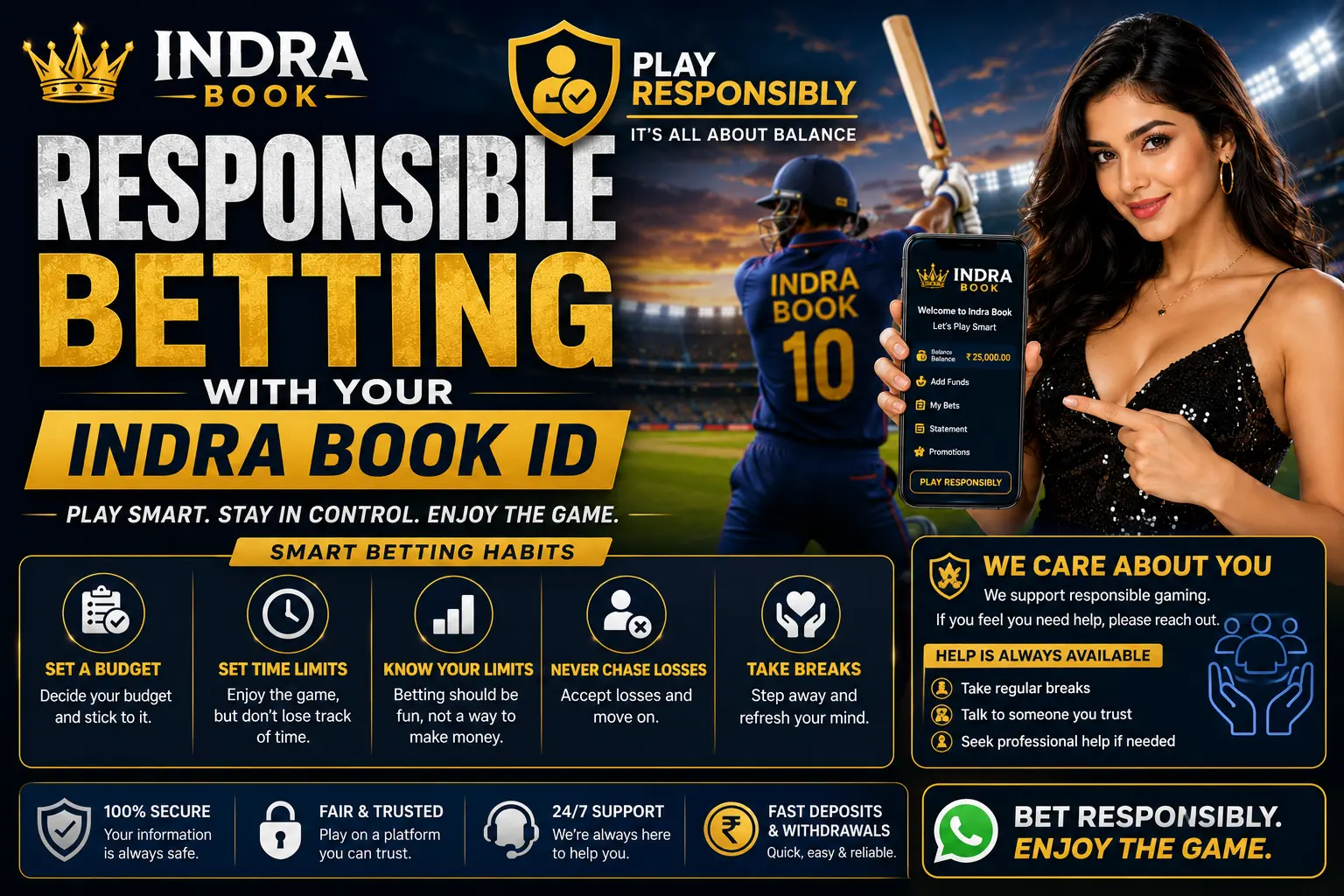 Responsible Betting with Your Indra Book ID