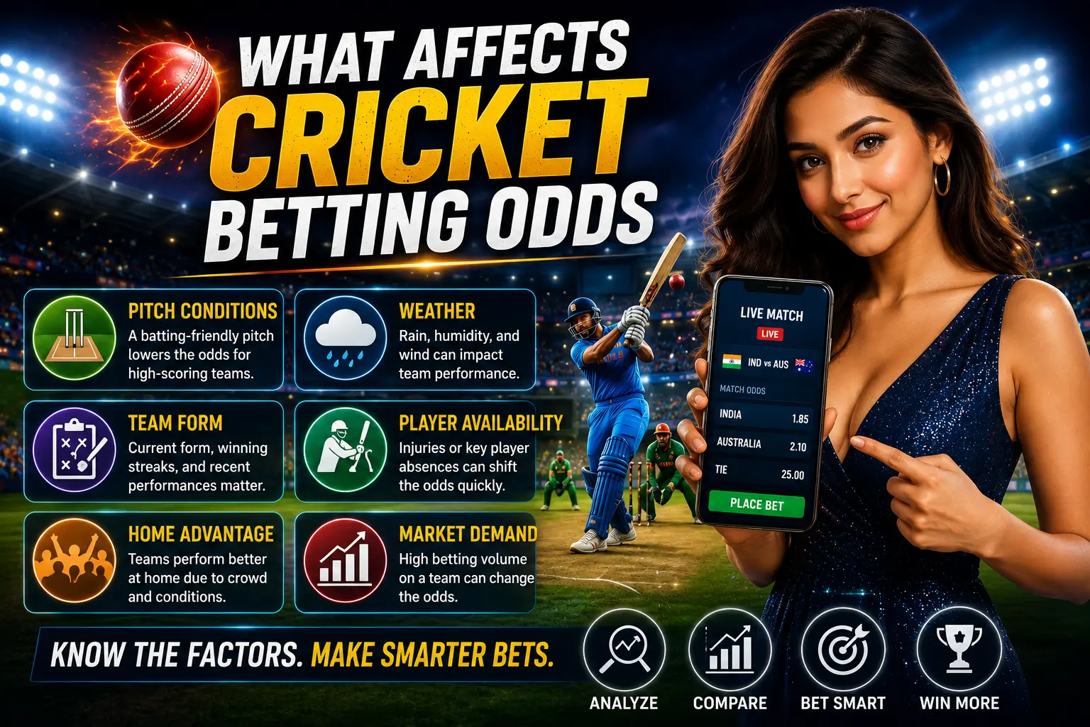 What Affects Cricket Betting Odds