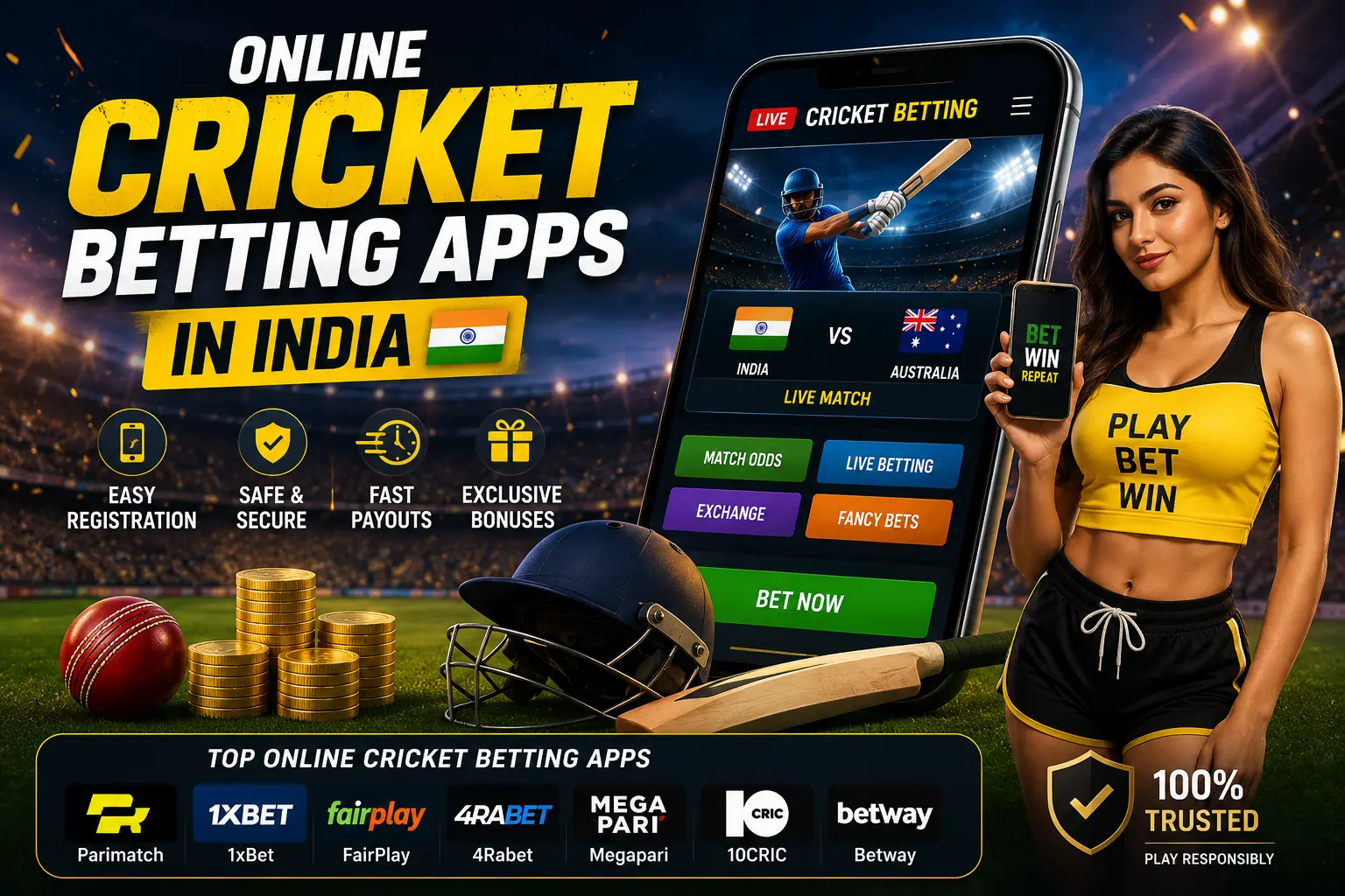 online cricket betting apps in India